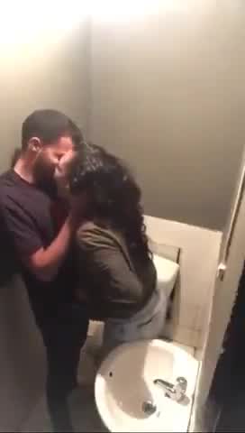 Toilet quickie after party